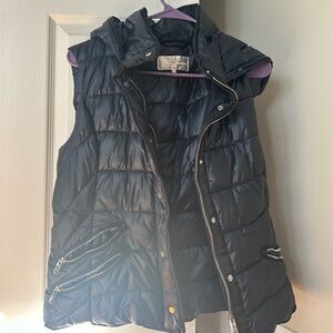 Zara Dark Gray Puffer Vest